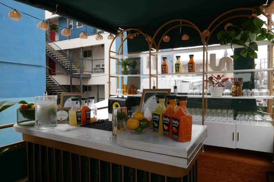 Simply Mixology Bar Cart