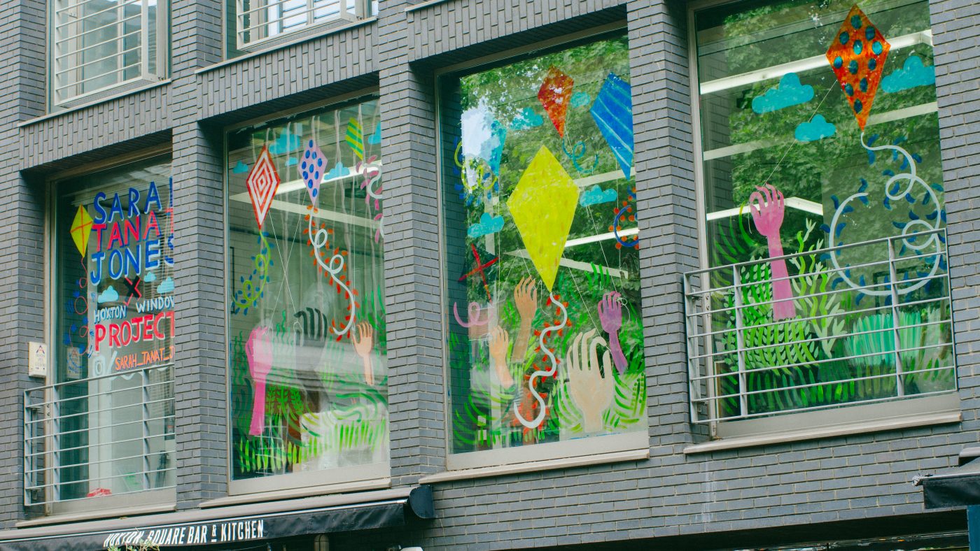 Hoxton Window Project Sarah Tanat-Jones