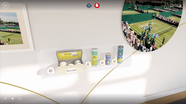 Vodafone's Wimbledon Walk of Champions