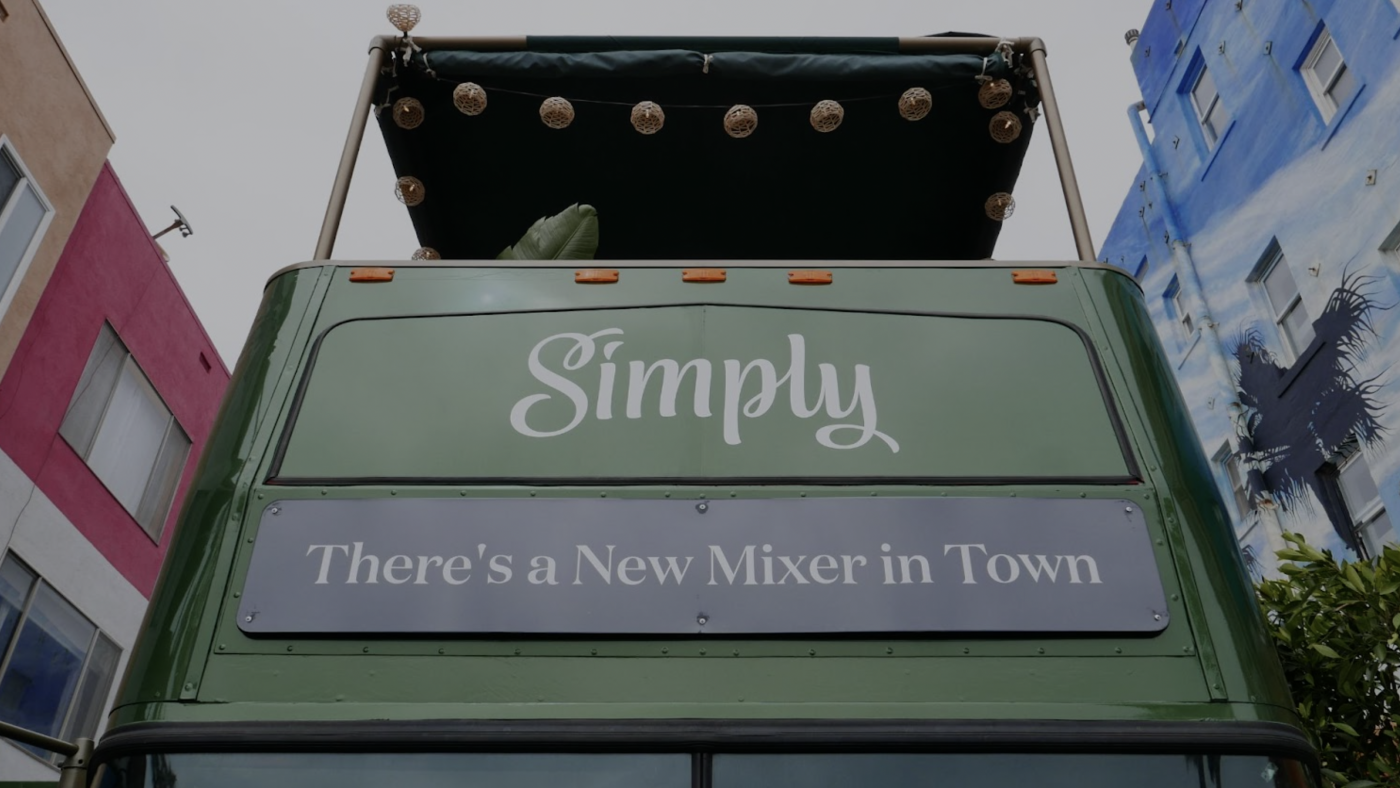 Simply Mixology Bar Cart