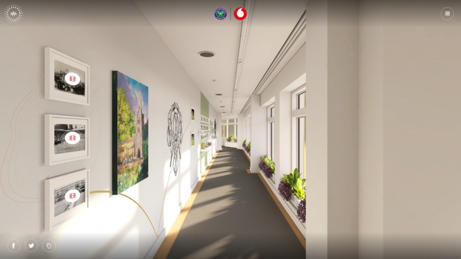 Vodafone's Wimbledon Walk of Champions