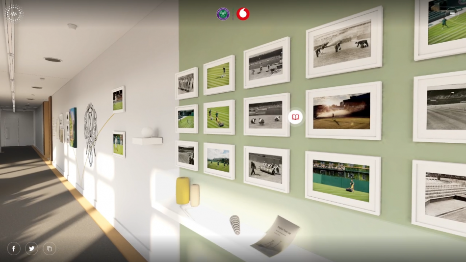 Vodafone's Wimbledon Walk of Champions
